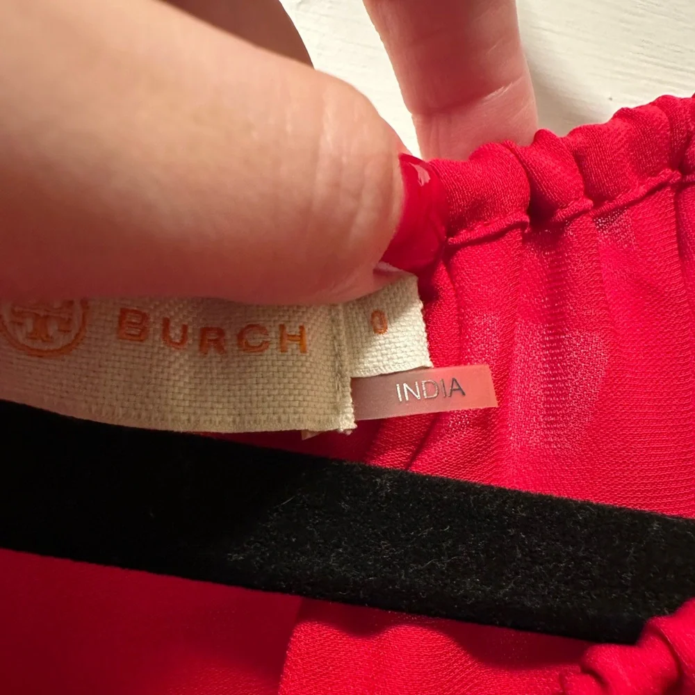 Tory Burch‎ Sylvie Silk Peasant Blouse